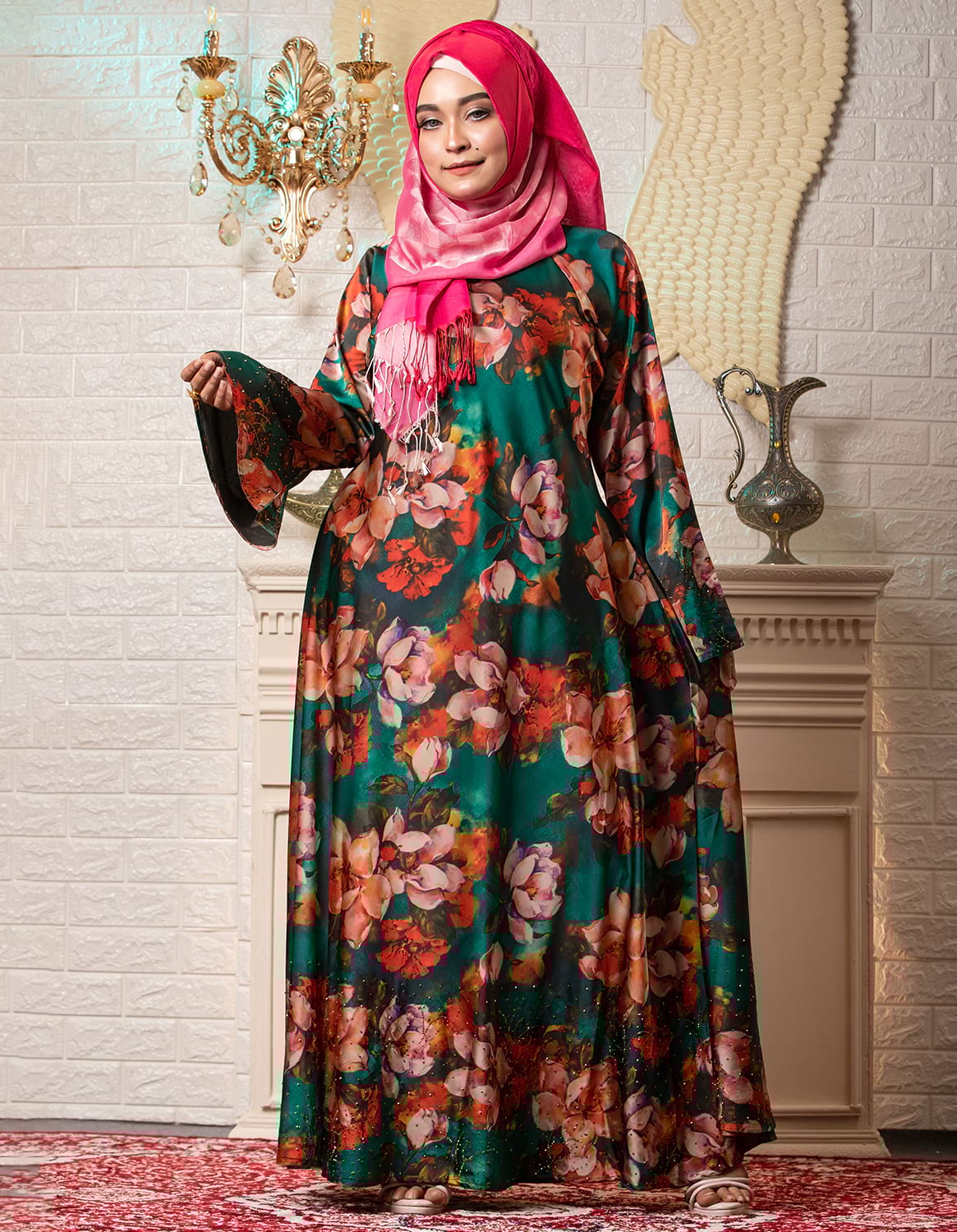 comfortable-print-cotton-three-piece